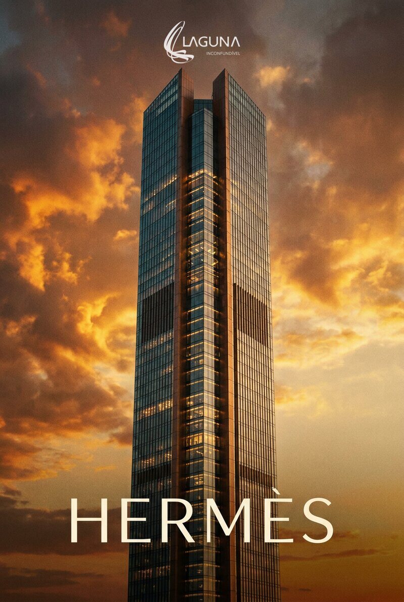 Hermès, o novo empreendimento da Laguna no terreno
